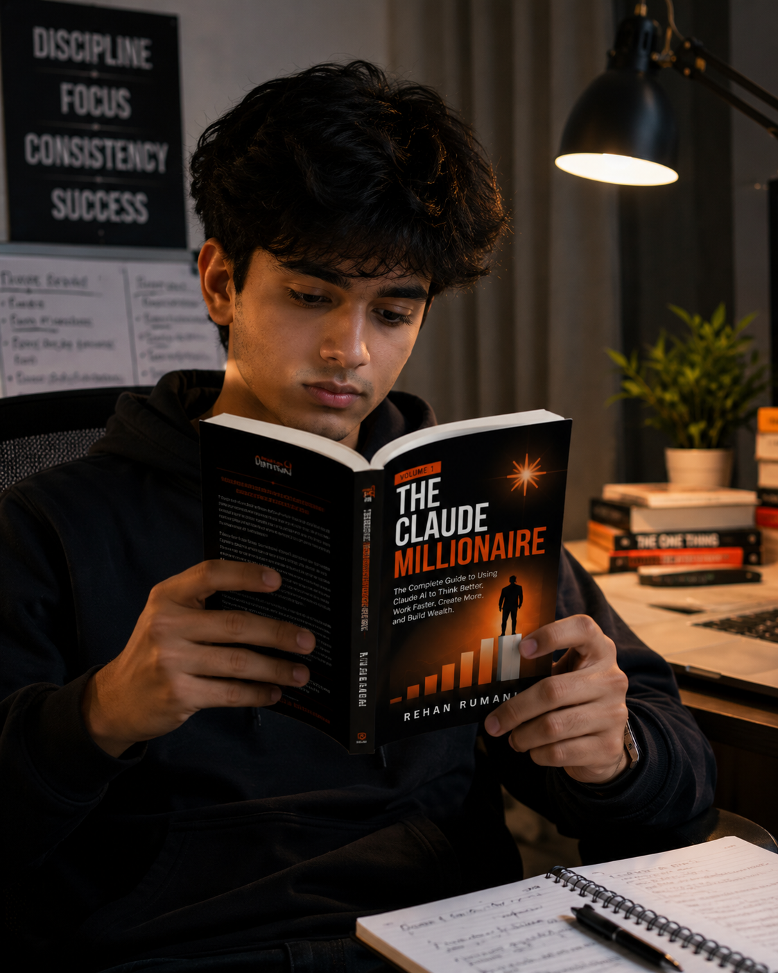 The Claude Millionaire — AI business and wealth-building framework pages